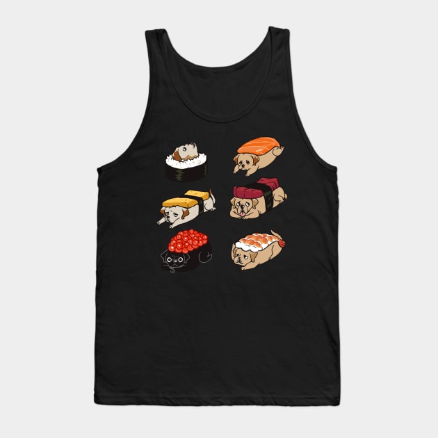 Sushi Labrador Retriever Tank Top by huebucket